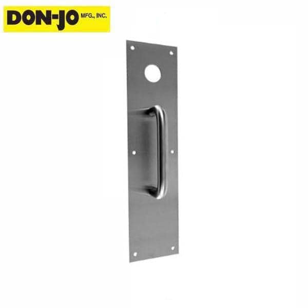 Don-Jo: Plate Plate w/Dead Bolt Hole - Stainless Steel